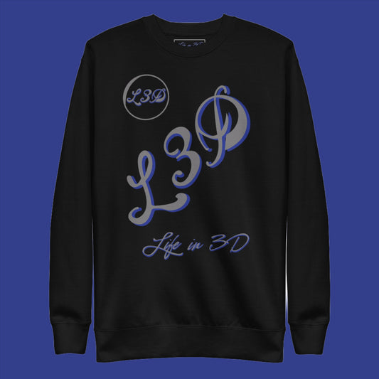 Life In 3D Premium Sweatshirt  2023
